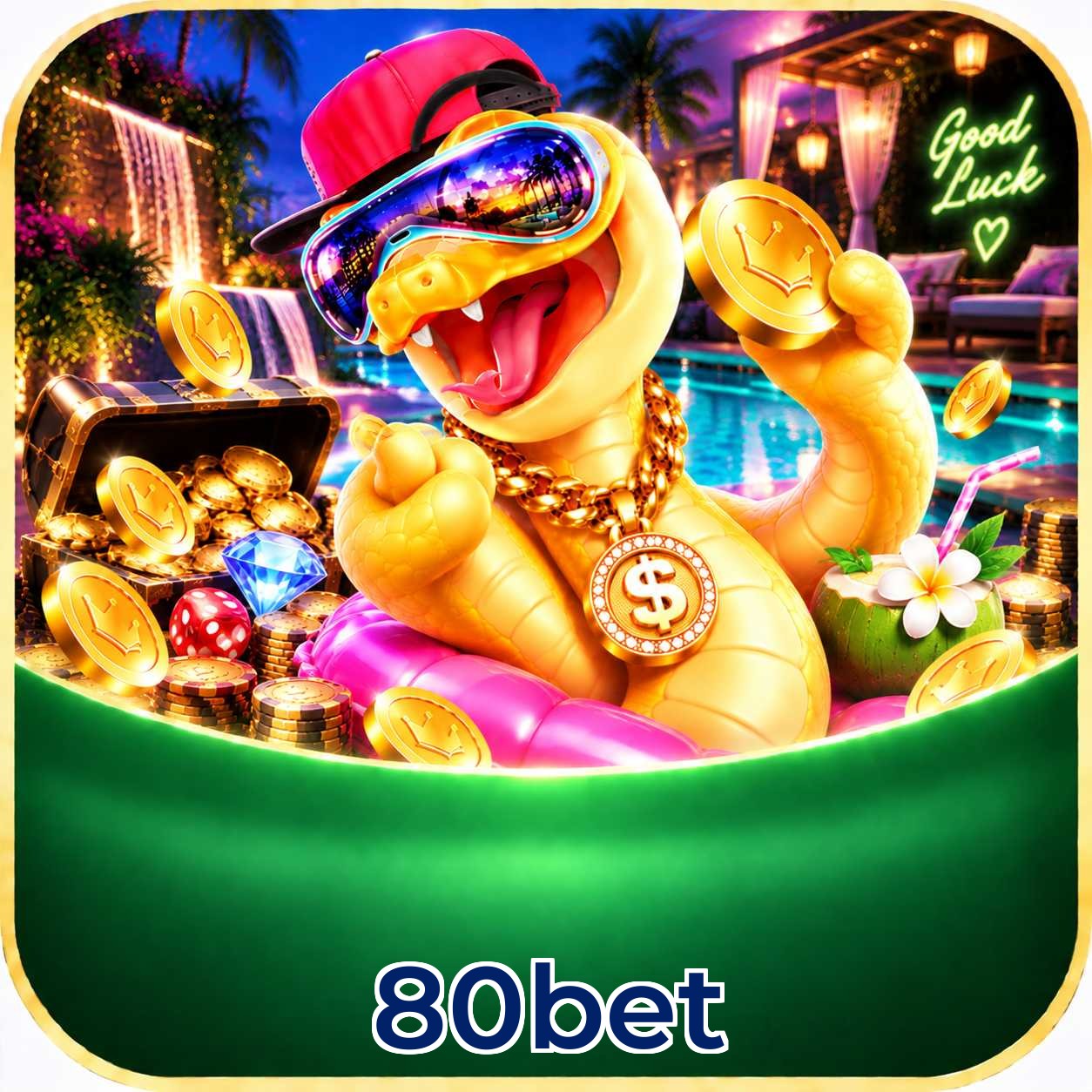 Contedo de jogos no canal Telegram 80bet